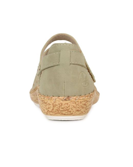 Rieker Natural Delia Mary Jane Shoes