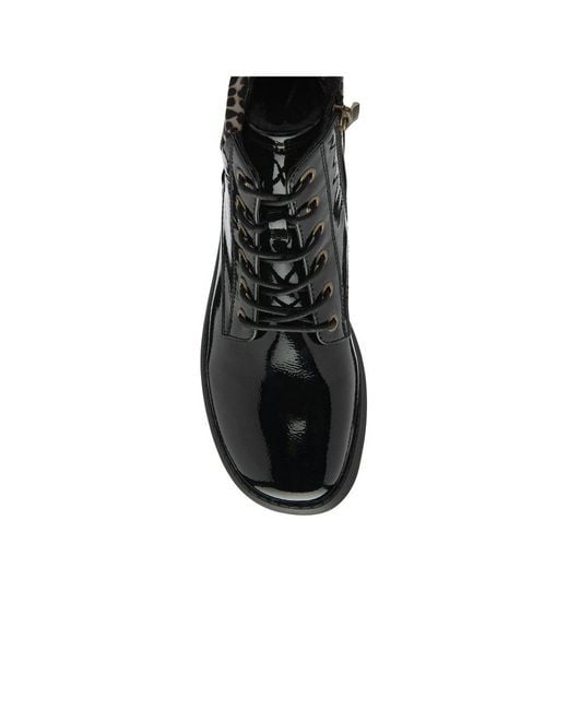 Lotus Black Abelia Ankle Boots