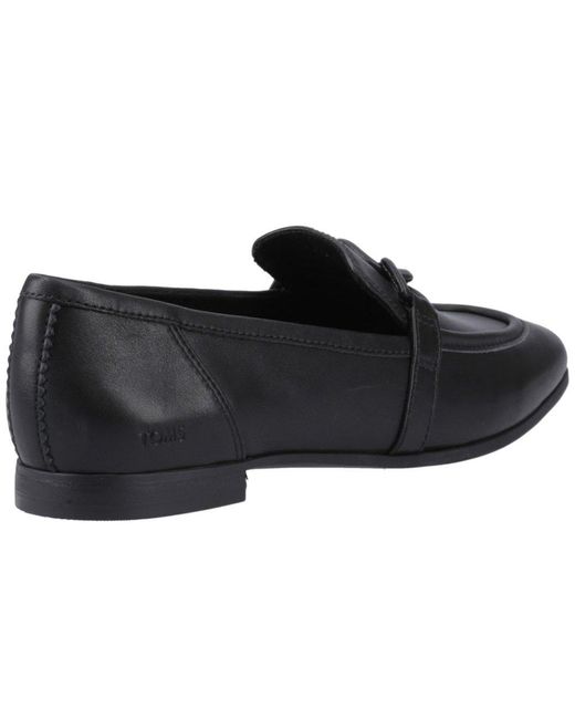 TOMS Black Lynette Loafers