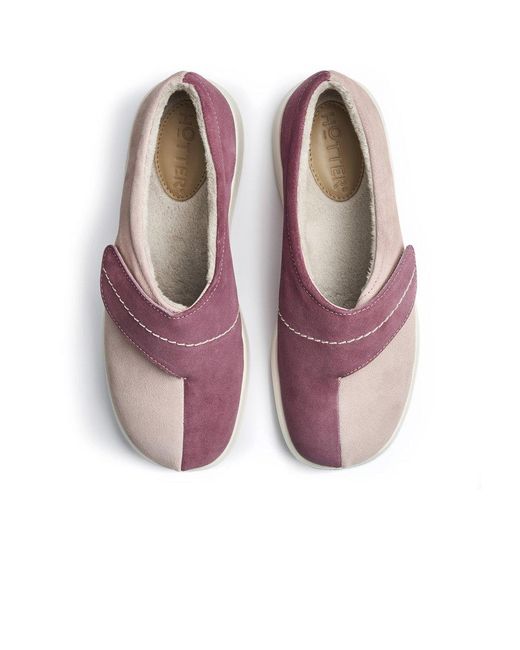 Hotter Pink Wrap Faux Fur Lined Slippers
