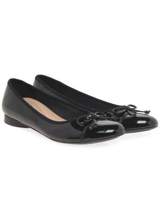 Clarks Black Loreleigh Rae Ballet Pumps
