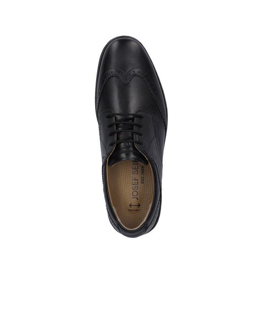 Josef Seibel Black Alastair 14 Brogues (Schwarz) for men
