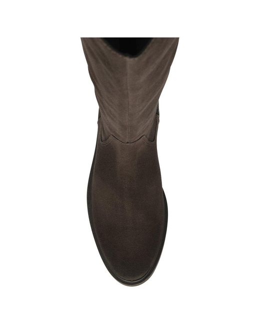 Ravel Brown Ashington Low Heeled Knee High Boots
