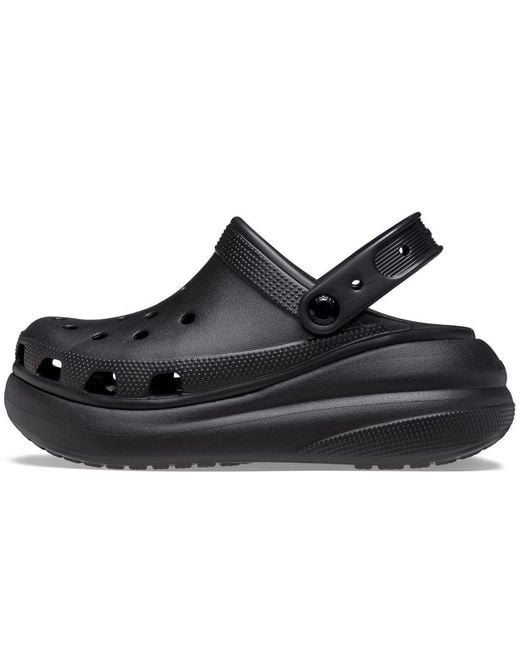 CROCSTM Black Classic Crush Sandals