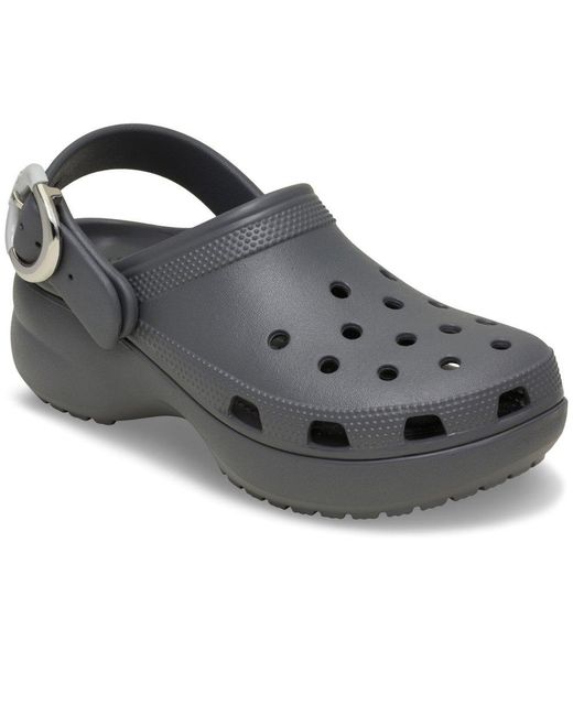 CROCSTM Gray Classic Platform Sandals