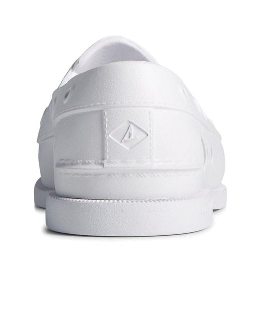 Sperry white hotsell sneakers mens