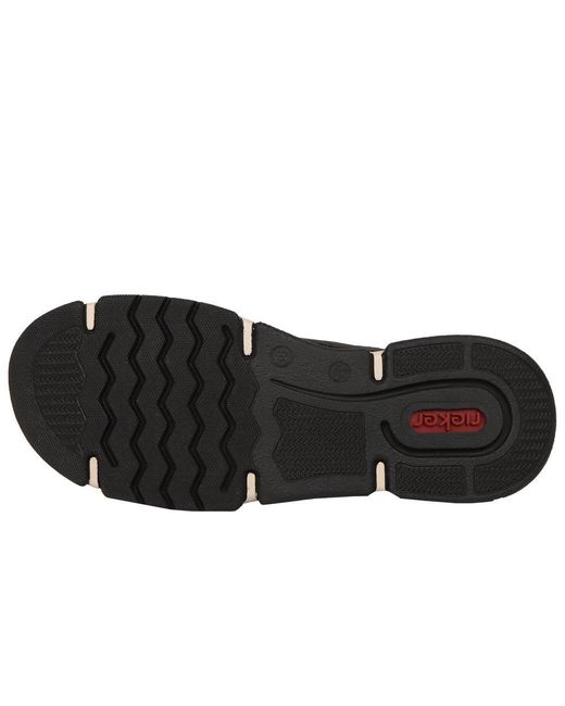Rieker Black Excursion Trainers