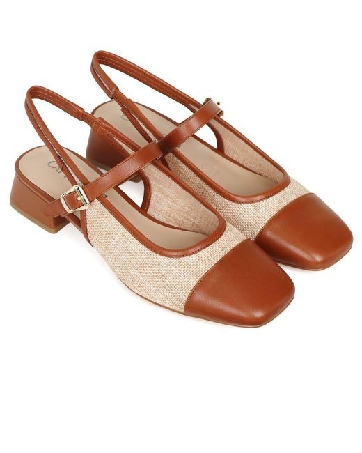 Caprice Brown Voyage Open Court Shoes