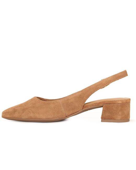 Tamaris Pink Magnolia Slingback Court Shoes