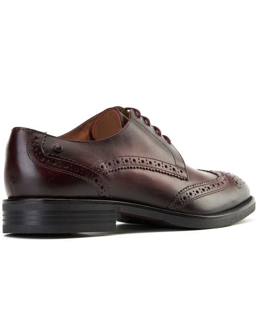 Base London Brown Pocket Brogues for men