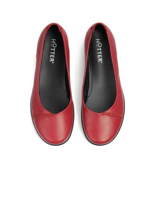 Hotter Red Robyn Ii Pumps