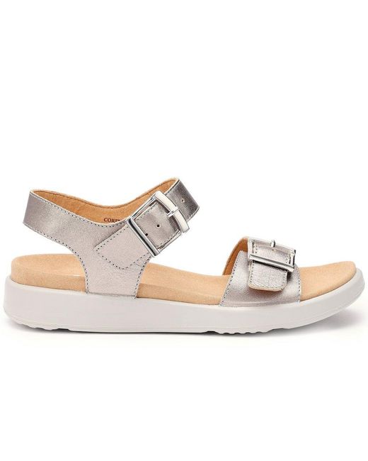 Hotter Metallic Corfu Sandals