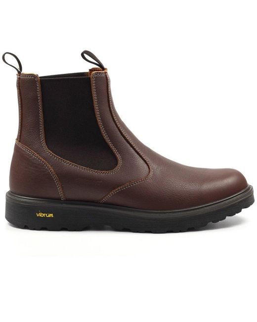 Grisport Brown Crieff Chelsea Boots for men