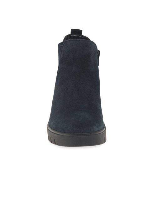 Gabor Blue Dublin Chelsea Boots