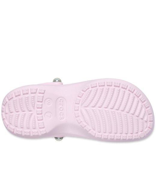 CROCSTM Pink Classic Platform Clogs