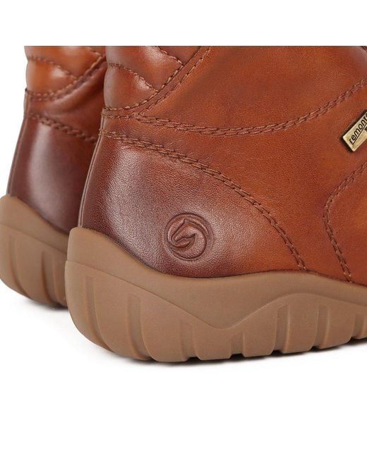 Remonte Brown Troop Ankle Boots