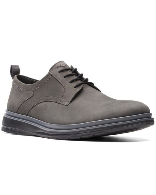 Clarks Gray Chantry Lo Lace Up Shoes for men