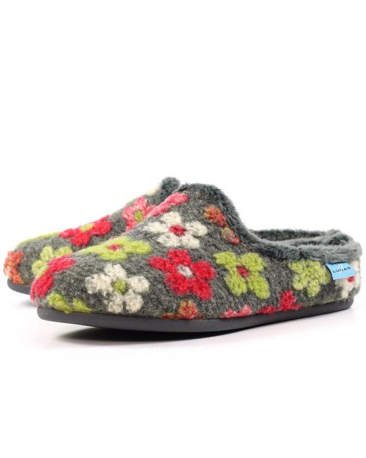 Lunar Green Dolly Slippers