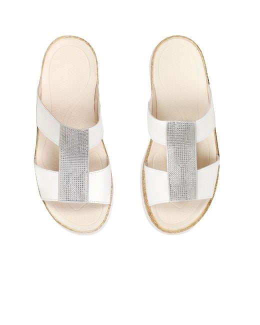 Gabor White Charlie Sandals