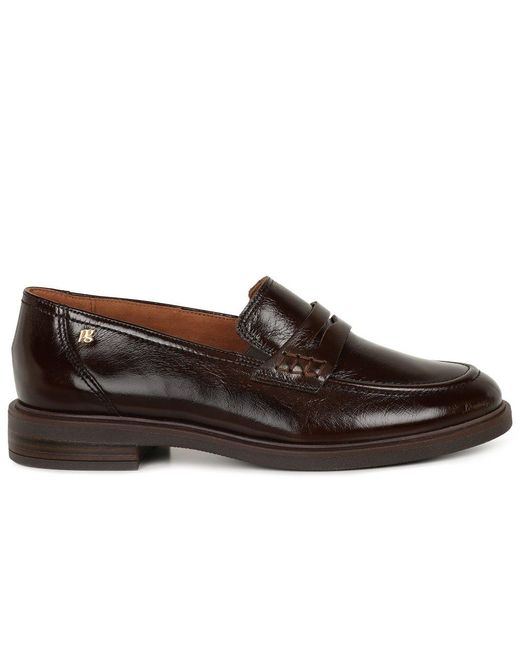 Paul Green Brown Halle Penny Loafers