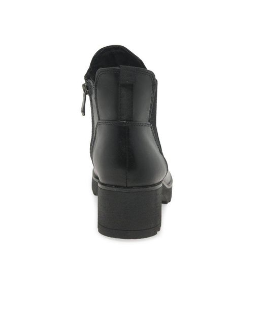 Marco Tozzi Black Nora Chelsea Boots