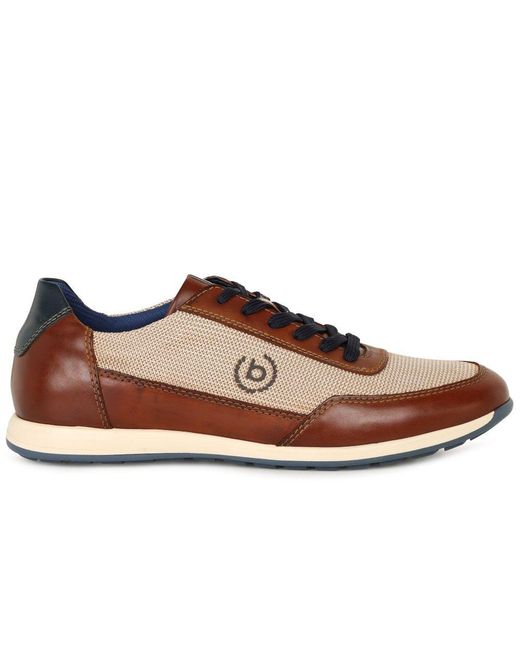 Bugatti Brown Troupe Trainers for men