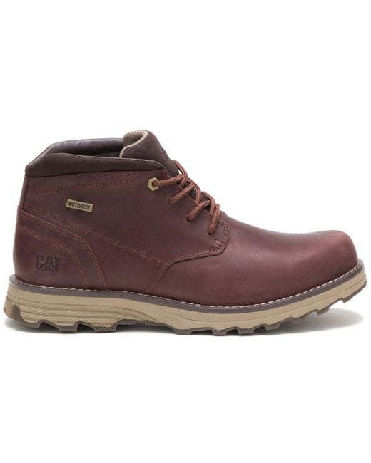 Caterpillar Brown Elude Wp Boots for men