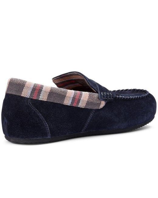 Hotter Blue Solace Slippers for men