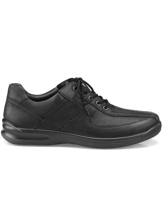 Hotter Black Lance Lace-Up Shoe for men