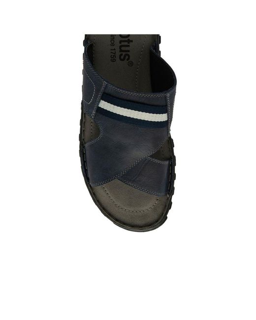Lotus Blue Bastion Sandals for men