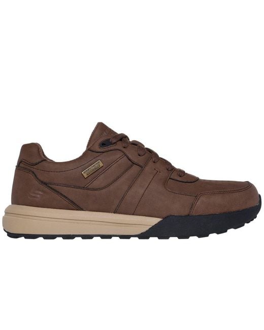 Skechers Brown Netson Gander Trainers for men