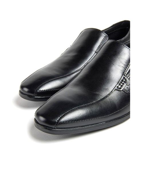 Pod Black Earl Slip On Smart Shoes