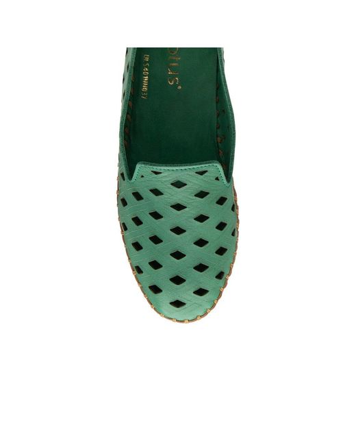 Lotus Green Karson Slip On Shoes