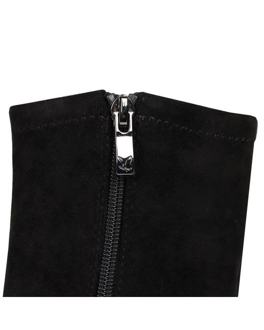 Caprice Black Carly Ankle Boots