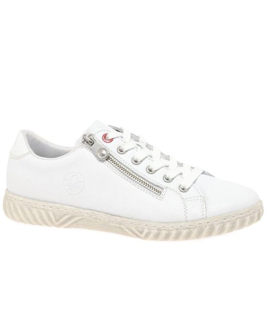 Rieker White Norma Trainers