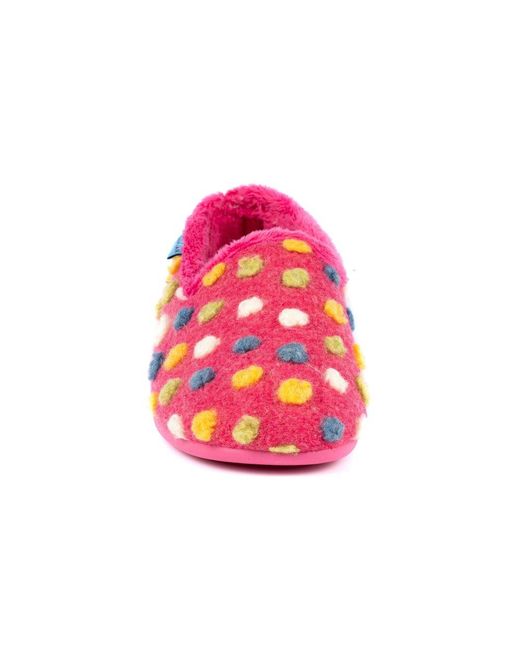 Lunar Pink Helix Slippers