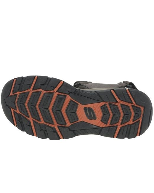 Skechers Black Tresman Ryer Sandals for men
