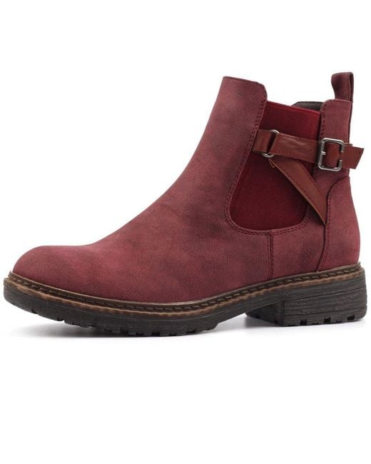 Lunar Purple Morris Ankle Boots