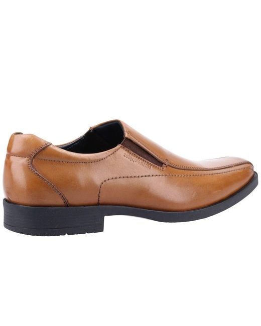 Hush Puppies Brown Brody Slip On Shoes for men