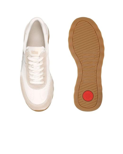 Fitflop White Retro-Q Trainers