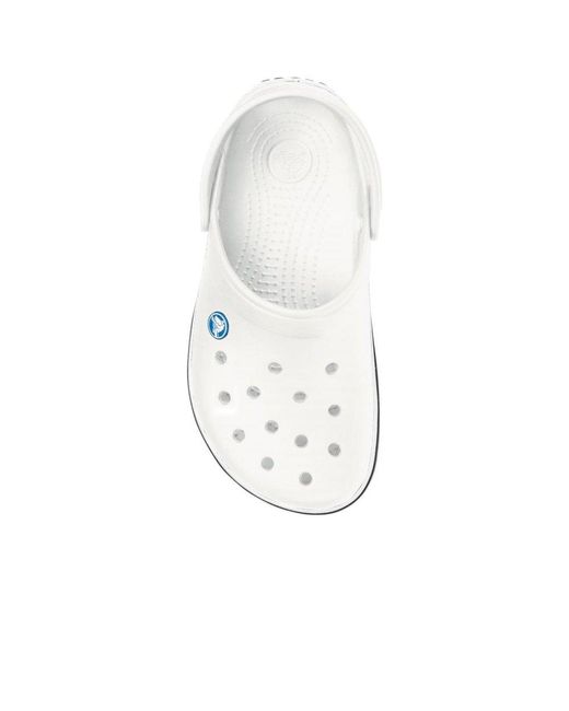 CROCSTM White Crocband Clogs