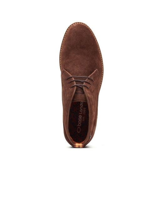 Base London Brown Carlton Chukka Boots for men