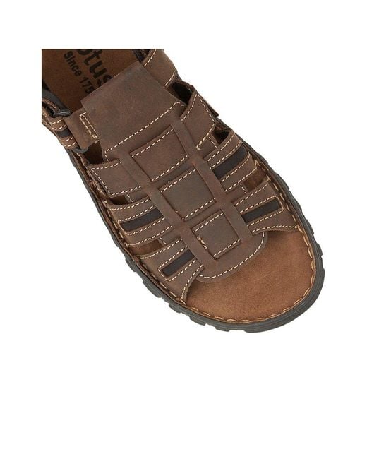 Lotus Brown Dylan Sandals for men