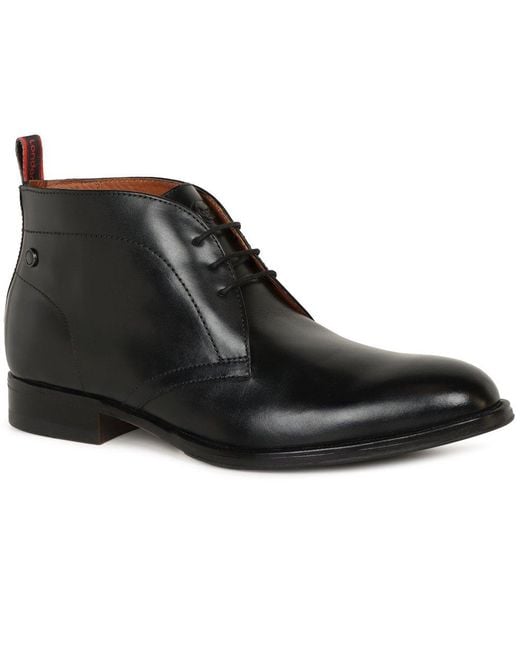 Base London Black Wallis Chukka Boots for men