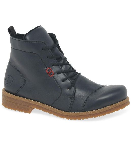 Rieker Blue Direction Ankle Boots