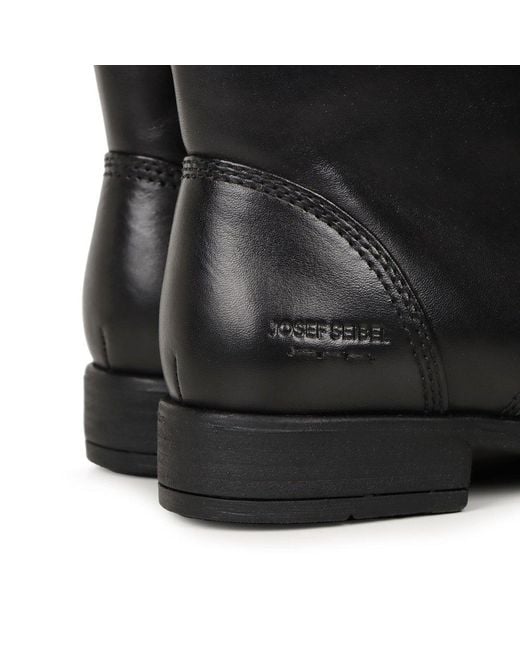Josef Seibel Black Simona 01 Ankle Boots