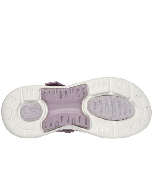 Skechers Purple Ske Dsv Go Walk Arch Fit Sandal Attract Sandal