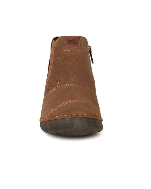 Josef Seibel Brown Fergey 55 Ankle Boots