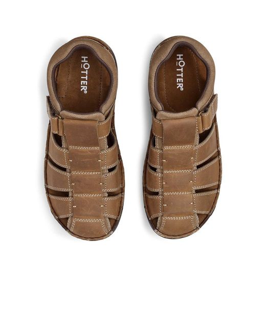 Hotter Brown Dock Ii Sandals for men