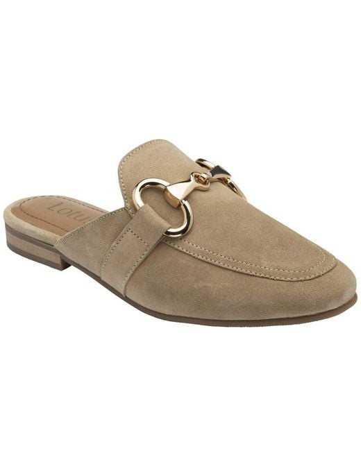 Lotus Brown Taylor Backless Loafers